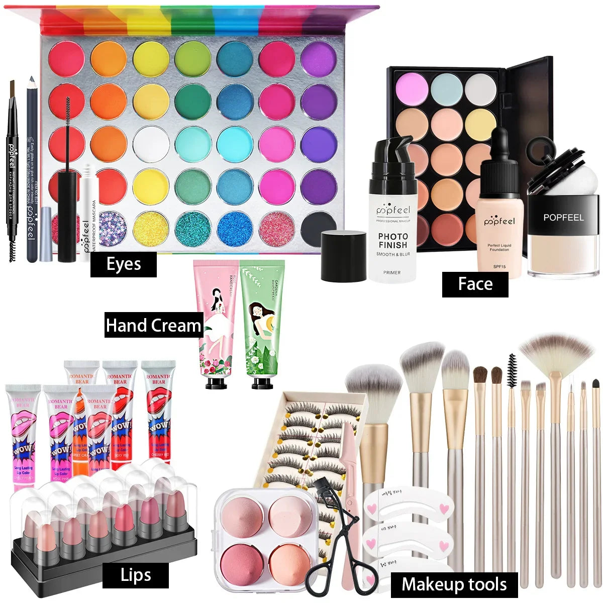 All-in-One Makeup Gift Box Set – Full Face Cosmetics Kit