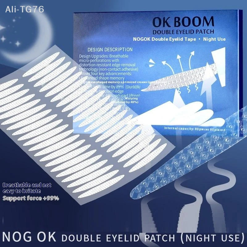 Sleep Memory Double Eyelid Stickers – 40/80 Pcs Invisible Tape