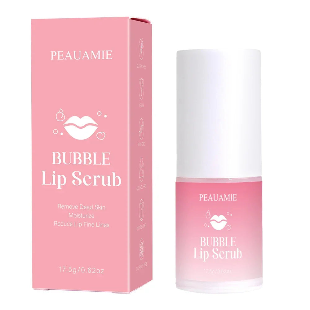 Bubble Lip Scrub – Exfoliating & Moisturizing Lip Care Peaceful Pleasures Health and Wellness Bubble lip scrub China Mainland