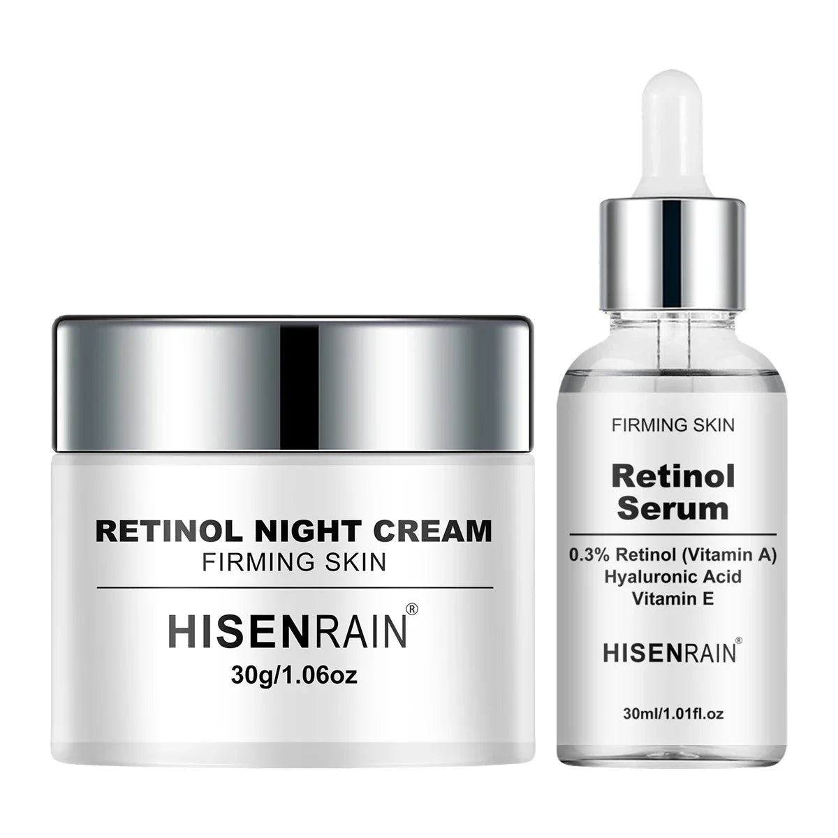 SUYARUN Retinol Gel Cream & Serum Set – Anti-Aging Brightening
