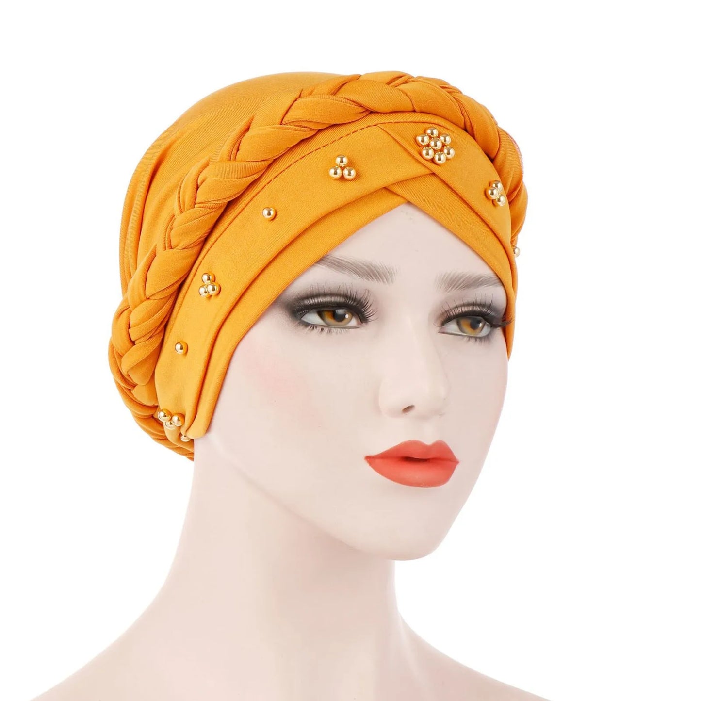 Women's Inner Hijab Turban Bonnet Cap with Pearl Detail