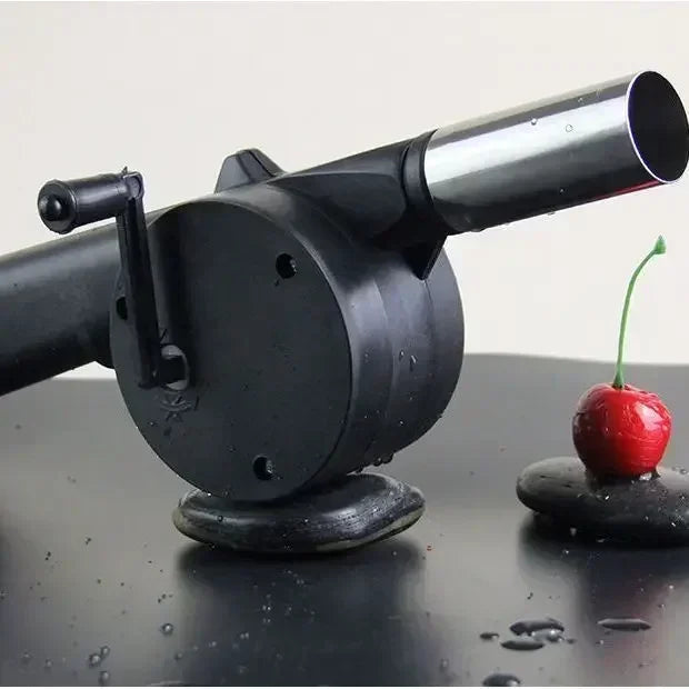 Barbecue Blower Manual Barbecue Tools Barbecue Stove Ignition Special Hand Cranked Ignition Tools Charcoal Barbecue Accessories Peaceful Pleasures Health and Wellness