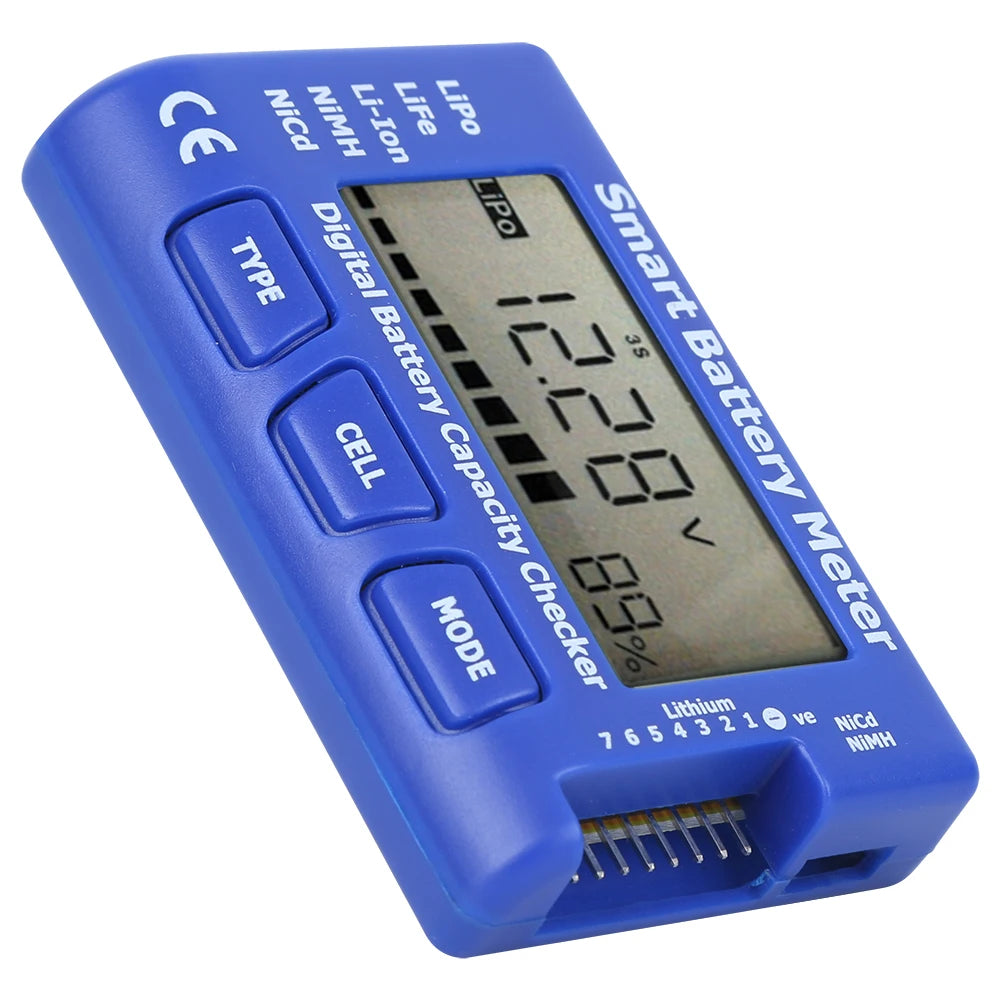 5 1 Intelligent Digital Battery Meter Capacity Checker LCD Display