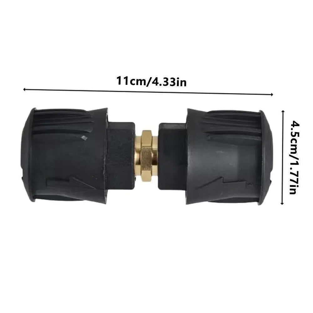 Black High pressure quick connector Plastic Universal High pressure hose adapter Quick Connection for Karcher Peaceful Pleasures Health and Wellness
