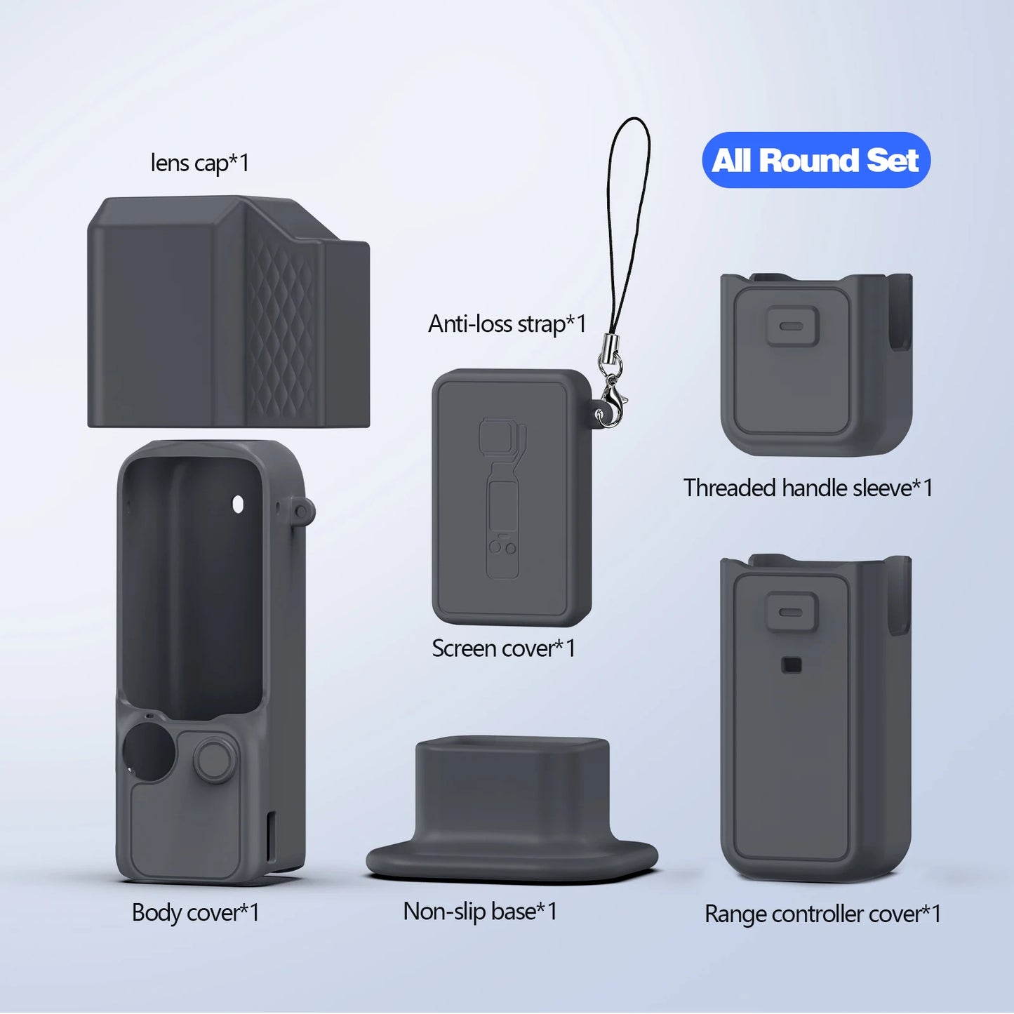 Silicone Case for DJI Pocket 4 Pro – Shockproof & Dustproof