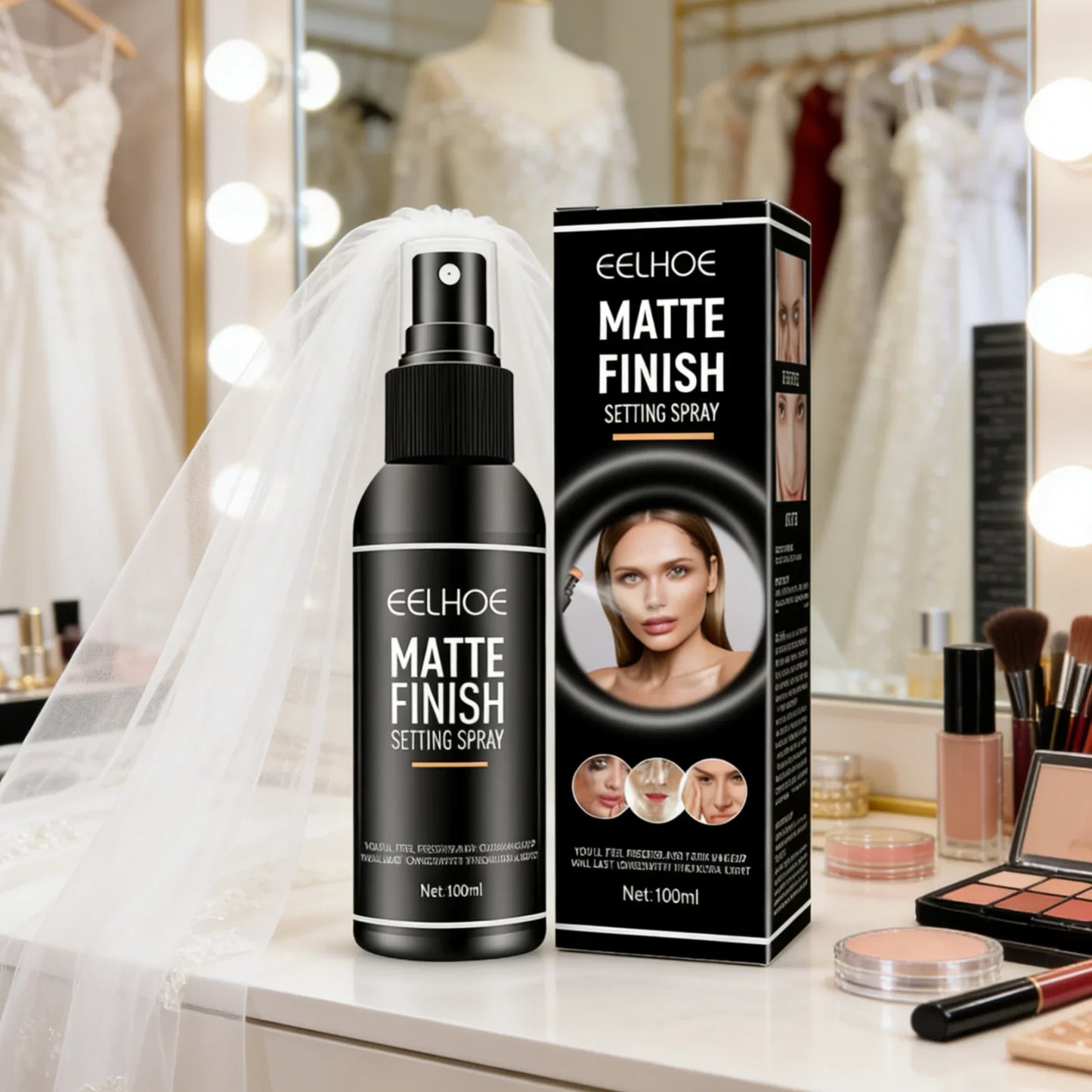 Eelhoe Matte Setting Spray – Oil Control & Pore Minimising 100ml