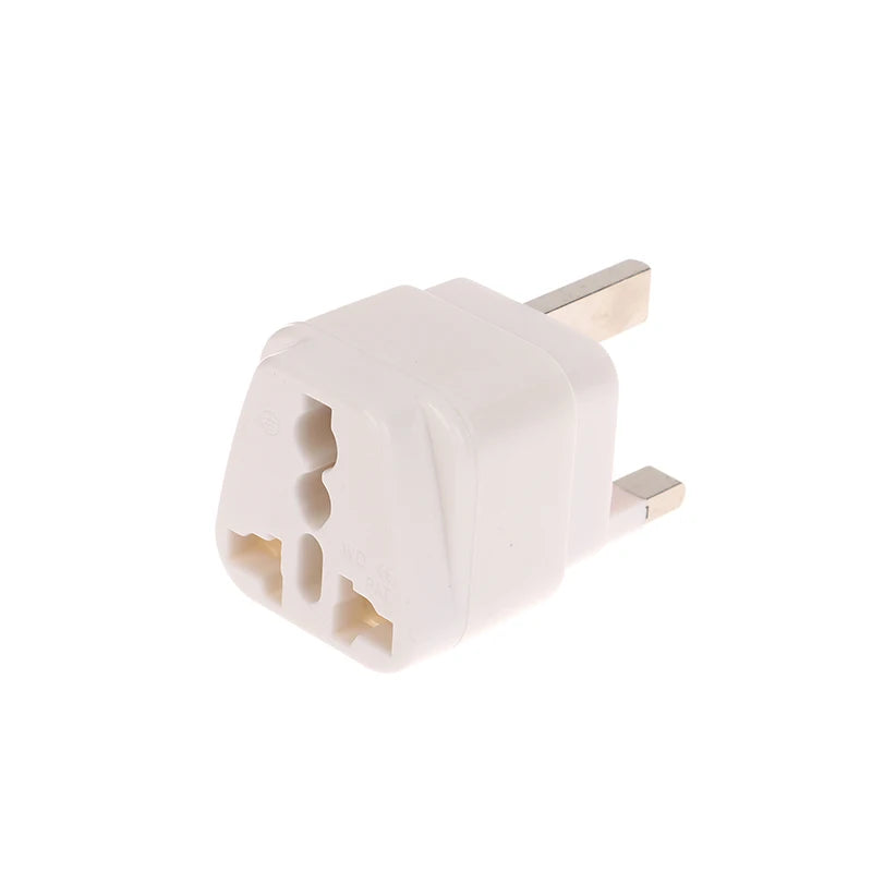 3P Type Power Socket Outlet UK EU IL Adapter US To UK Plug Universal UK Plug Adapter With 13A Fuse Black/White Travel Adapter Peaceful Pleasures Health and Wellness 1pc White