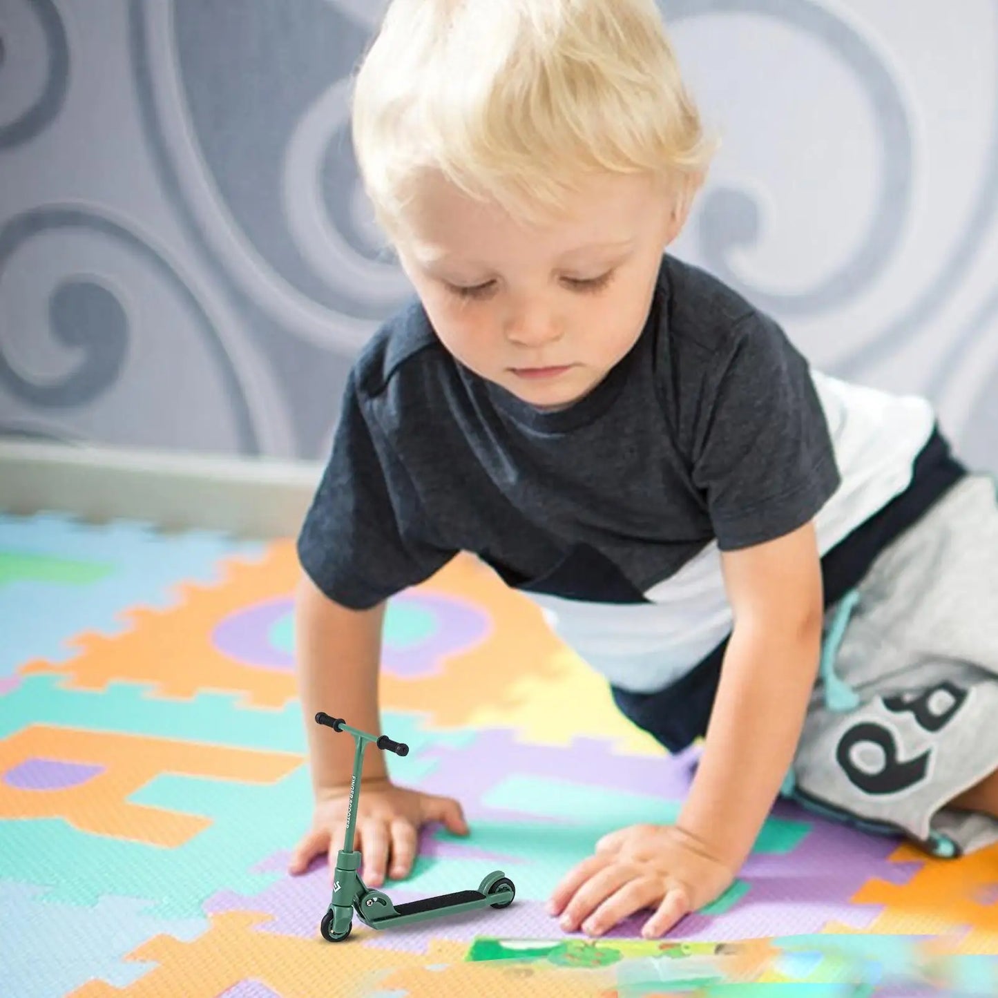 Foldable Finger Scooter with Brake | Kids Fingertip Toy