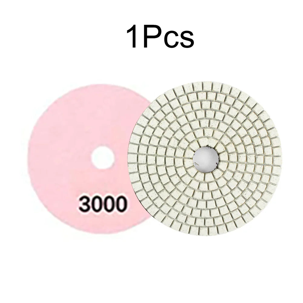 4 Diamond Polishing Pad Wet Dry Pads Flexible Grinding Discs Granite
