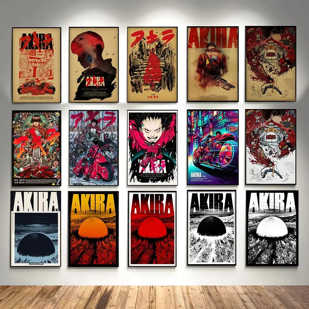 Akira Anime Retro HD Canvas Wall Art Poster | Japan Print