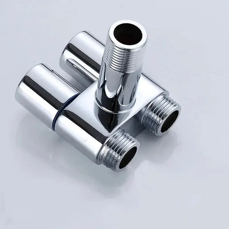 Wall Mount Toilet Bidet Sprayer Set – Zinc Alloy 1 In 2 Out