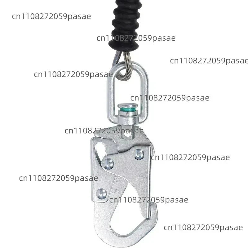 6M 100kg Stainless Steel Wire Rope Self-Retracting Fall Arrestor