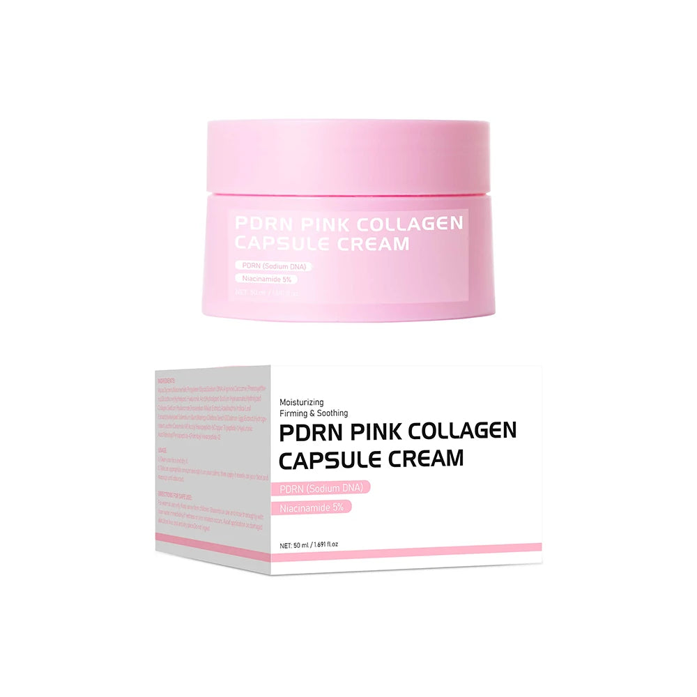 PDRN Pink Collagen Capsule Cream with Niacinamide – 50g