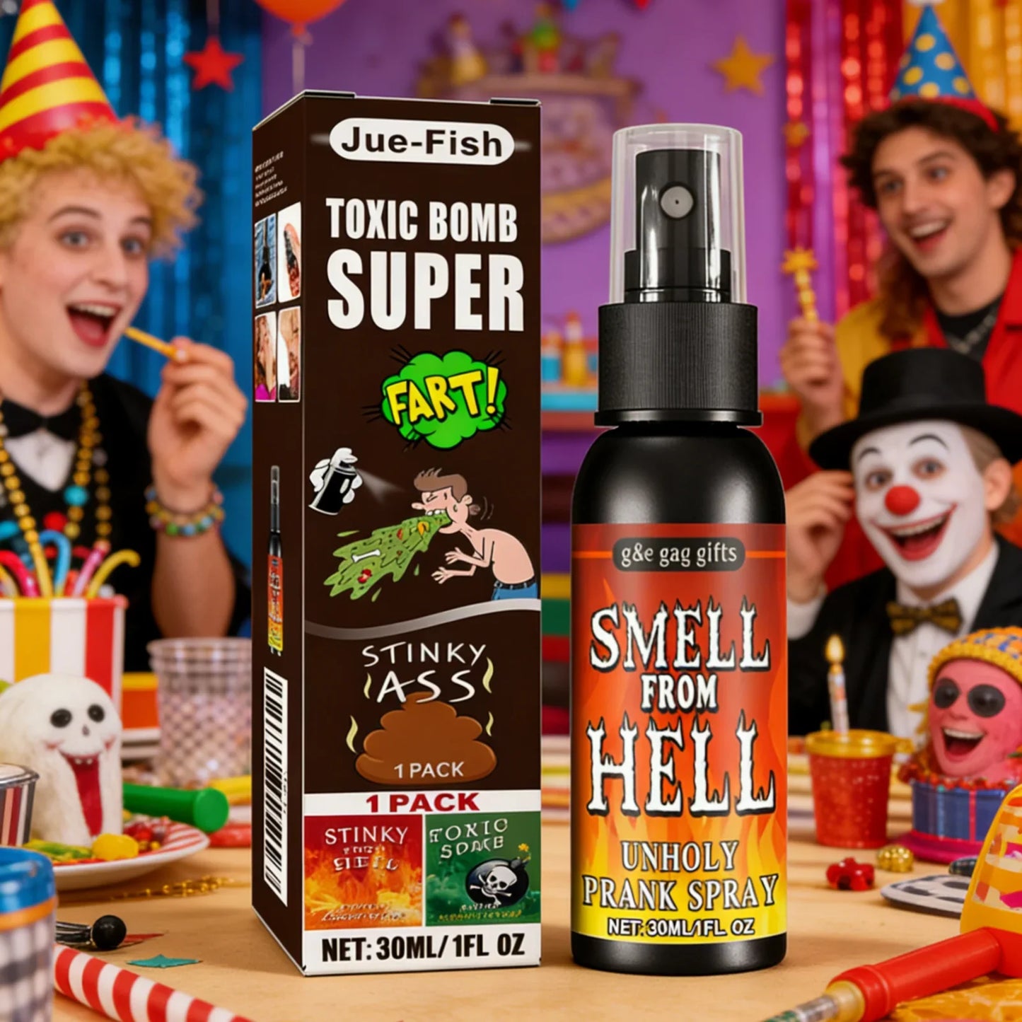 Fart Spray Prank 30ml – Non-Toxic Stink Bomb Gag Gift