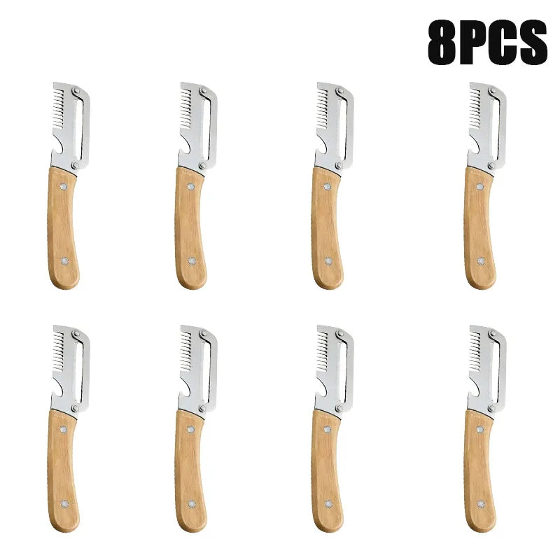 8-Piece Stainless Steel Vegetable Peeler & Kitchen Tool Set