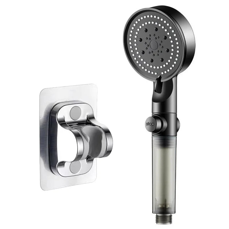 5-Mode High-Pressure Handheld Shower Head with PP Cotton Filter