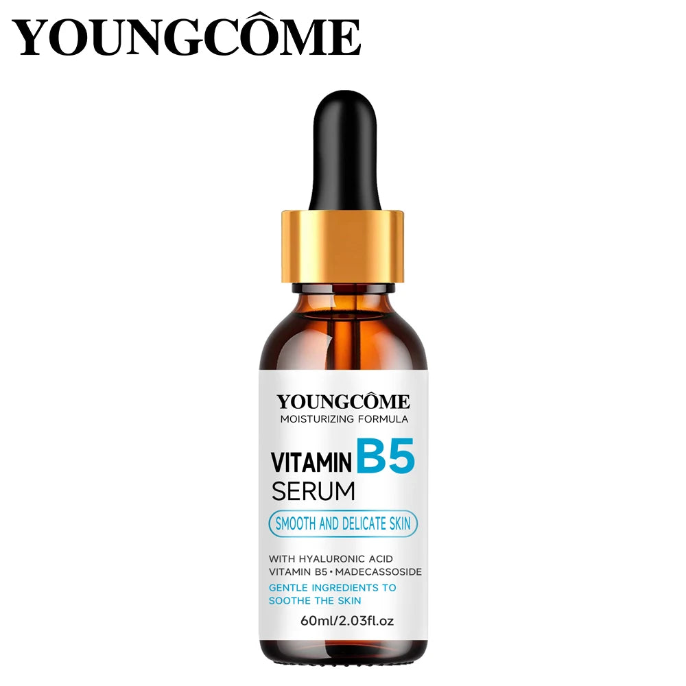 Vitamin B5 Serum for Face - Hyaluronic Acid & Centella Asiatica Extract | Hydrating, Soothing & Skin-Smoothing Facial Essence Peaceful Pleasures Health and Wellness