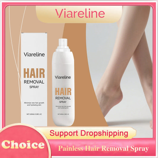 Painless Hair Removal Spray Full-Body Hair Growth Inhibition Soothing Redness Smoothing Soft Hydrating Gentle Hair Removal Spray Peaceful Pleasures Health and Wellness