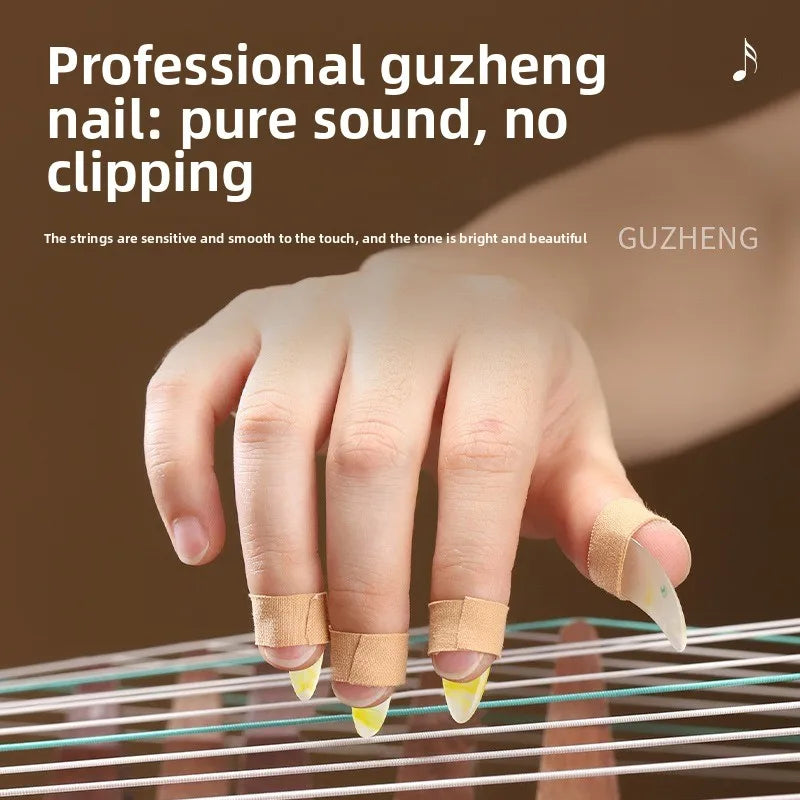 Guzheng Nails Children's Beginner Tape Storage Board Professional Box
