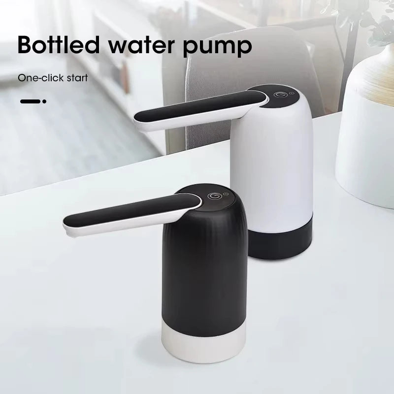 Automatic Mini Portable Water Dispenser USB Drinking Water Bottle Pump One Click Household Water Pump Peaceful Pleasures Health and Wellness