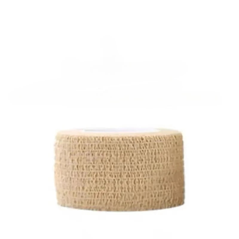 Self-adhesive Elastic Bandage Motion Non-woven Fabric Training Finger Protection Pressure Elastic Bandage Peaceful Pleasures Health and Wellness 2.5cmx4.5m 10pcs