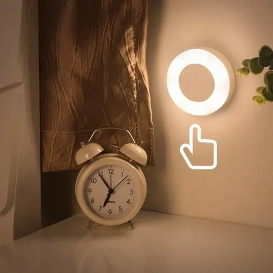 Mini LED Night Light | Rechargeable Wireless Wall Mood Lamp LED Night Light Peaceful Pleasures Health and Wellness