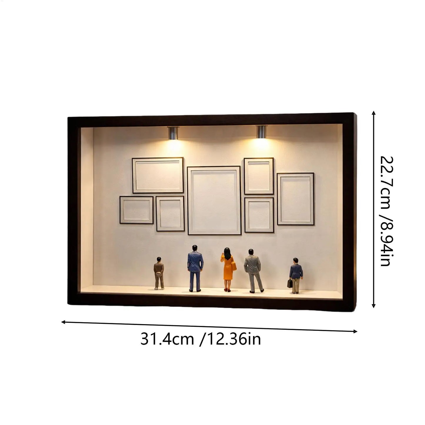 DIY Museum Box Photo Frame | Silhouette Case & Miniatures