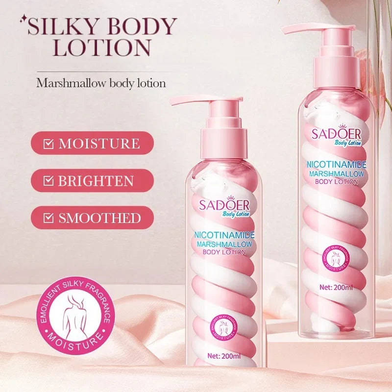 SADOER Niacinamide Marshmallow Body Lotion 200ml | Moisturizing