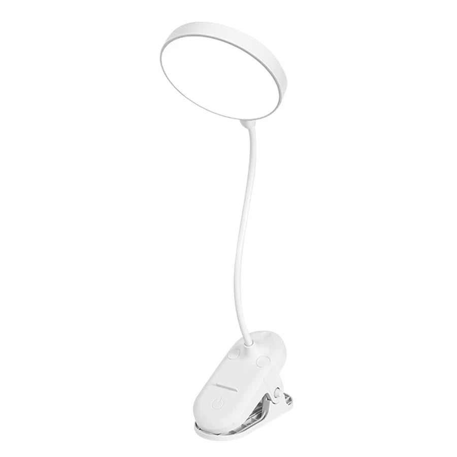 GGBEE LED Clip-On Desk Lamp – USB Dimmable Reading Light