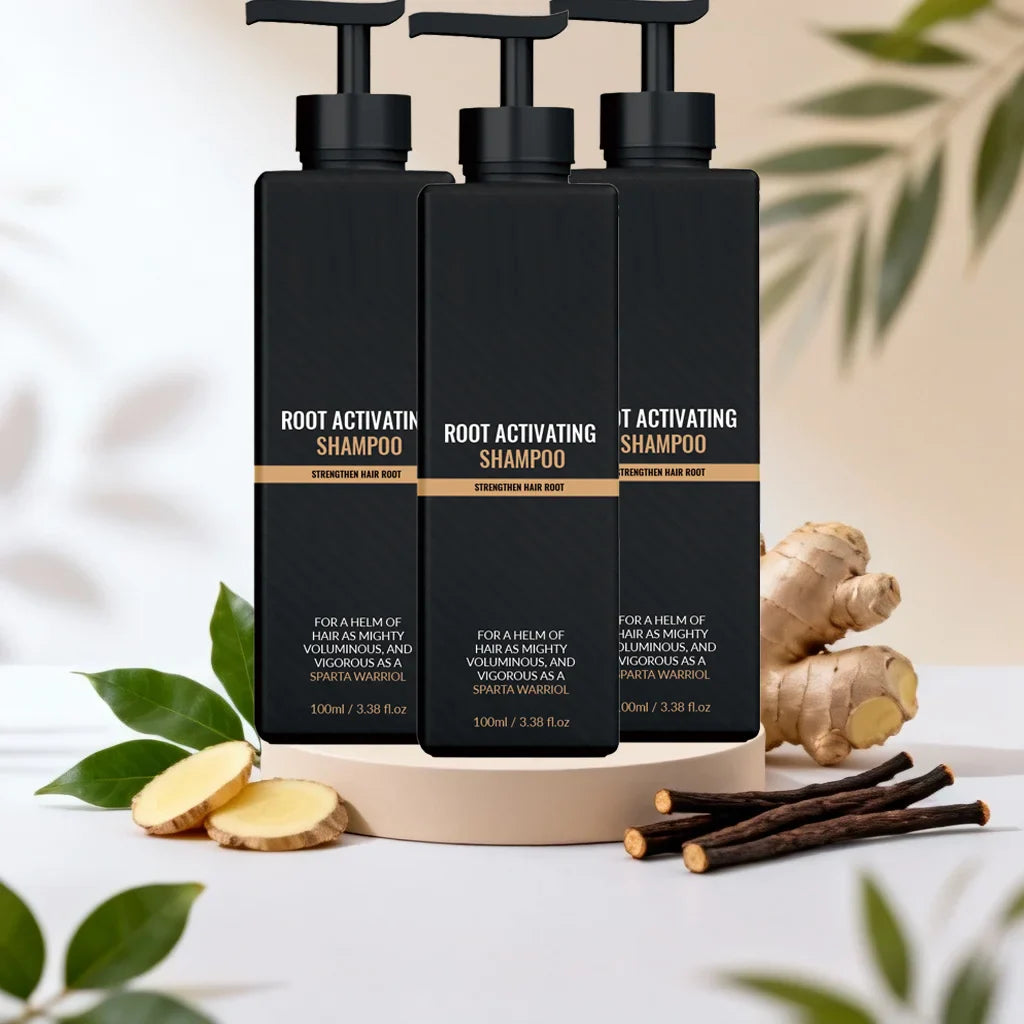 HOEGOA Ginger Volumizing Shampoo – Deep Cleansing & pH Balanced