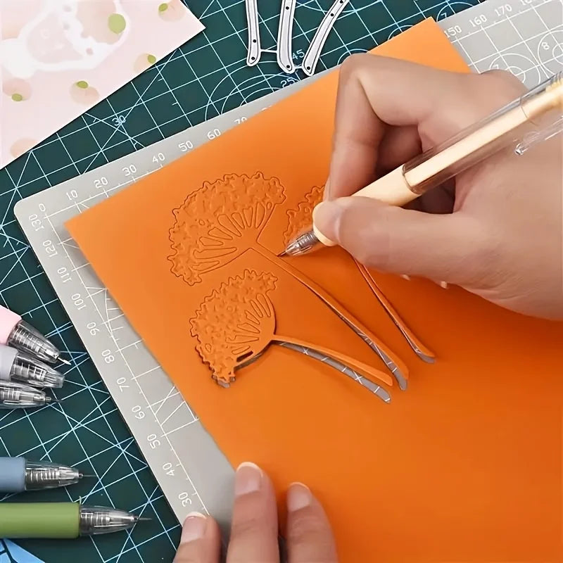 Art Scissors Pens Used Stickers Scrapbooks Cutting Tools Express Box
