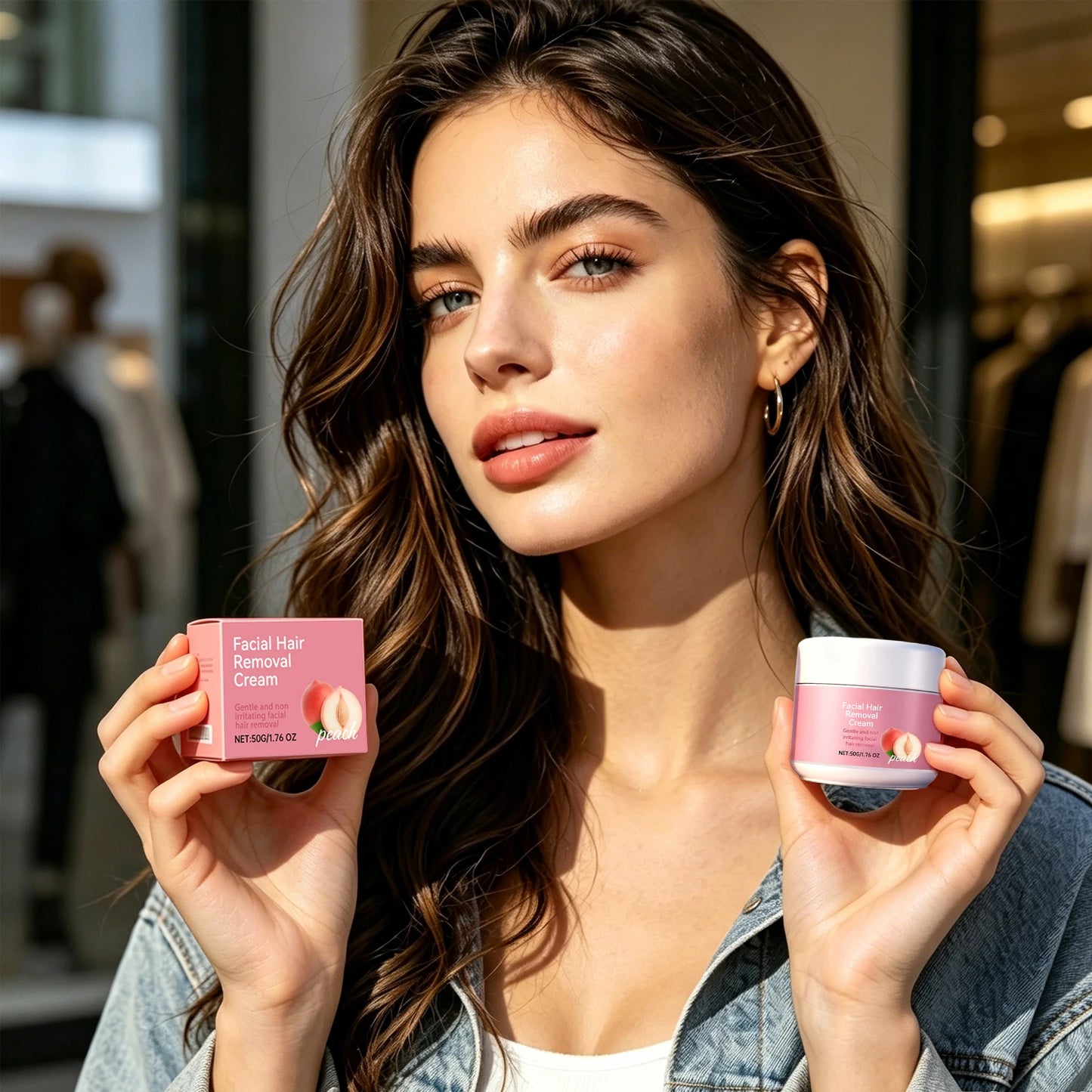 Gentle Face Hair Removal Cream – Growth Inhibitor Men & Women
