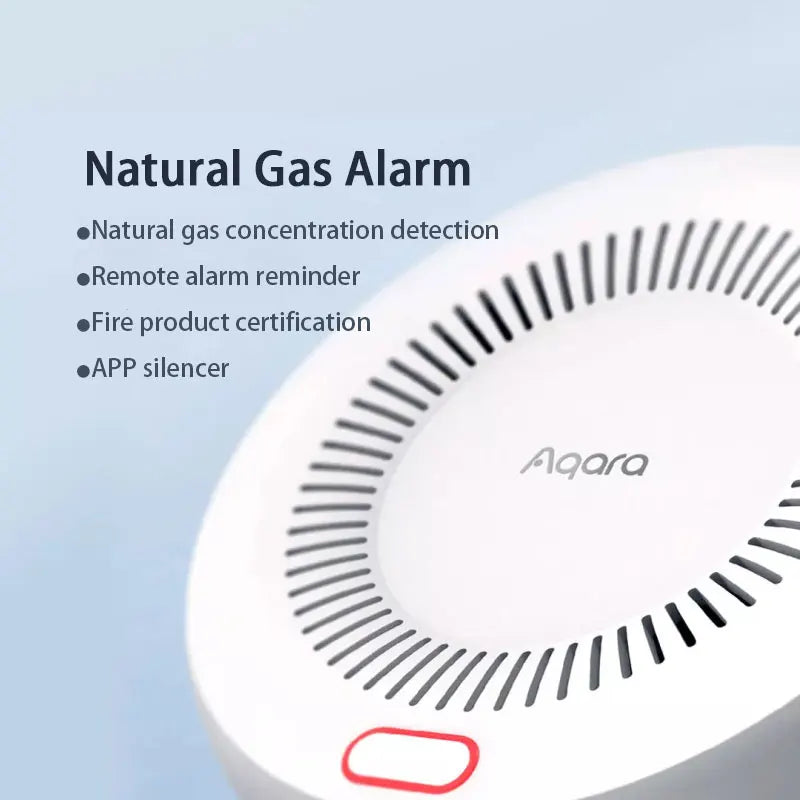 Original Aqara Smart Natural Gas Detector Zigbee Gas Leak Alarm Intelligent Linkage Smart Home Security For Xiaomi home Homekit Peaceful Pleasures Health and Wellness
