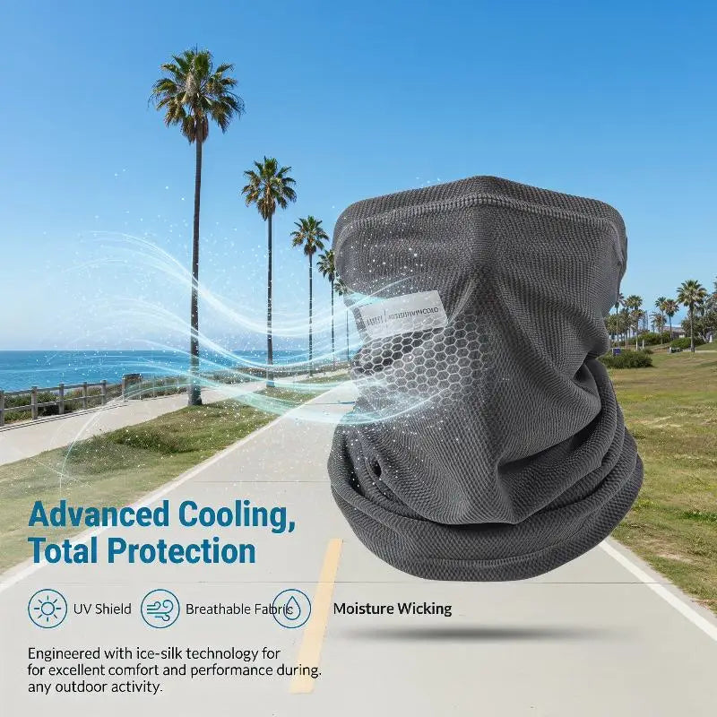 Ice Silk Sunscreen Face Mask – Outdoor UV Protection Peaceful Pleasures Health and Wellness