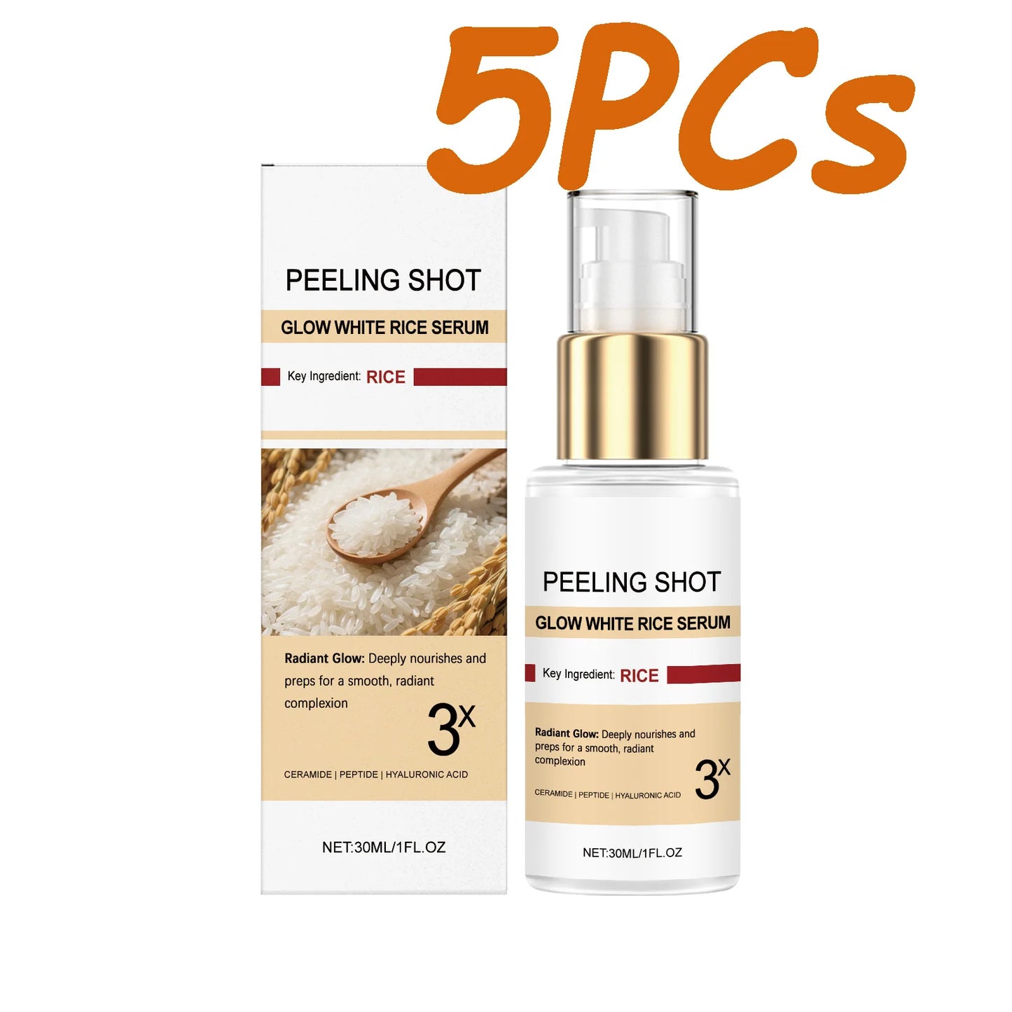 Rice Essence Brightening Serum | Niacinamide & Ceramide 30ml