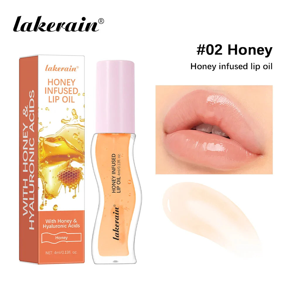 Lakerain Honey Lip Oil – Moisturizing Tinted Gloss | 4ml