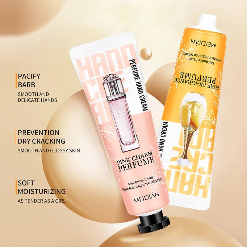 Perfume Hand Cream Set Moisturizing And Hydrating Long-lasting Fragrance Repair Anti-drying Smooth Hand Skin Hand Skin Care Set Peaceful Pleasures Health and Wellness
