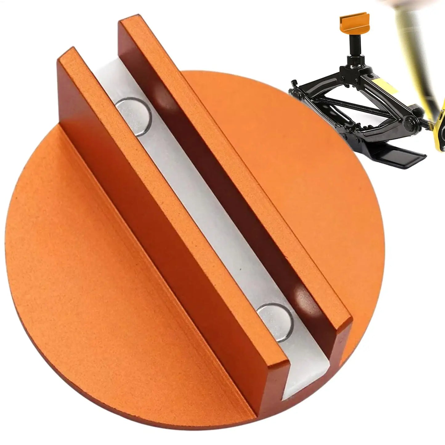 Magnetic Pinch Weld Jack Pad Frame Guide Rail Adapter Magnetic Jack Pad Adapter Aluminum Slotted Jack Puck Pinch Weld Frame Rail Peaceful Pleasures Health and Wellness
