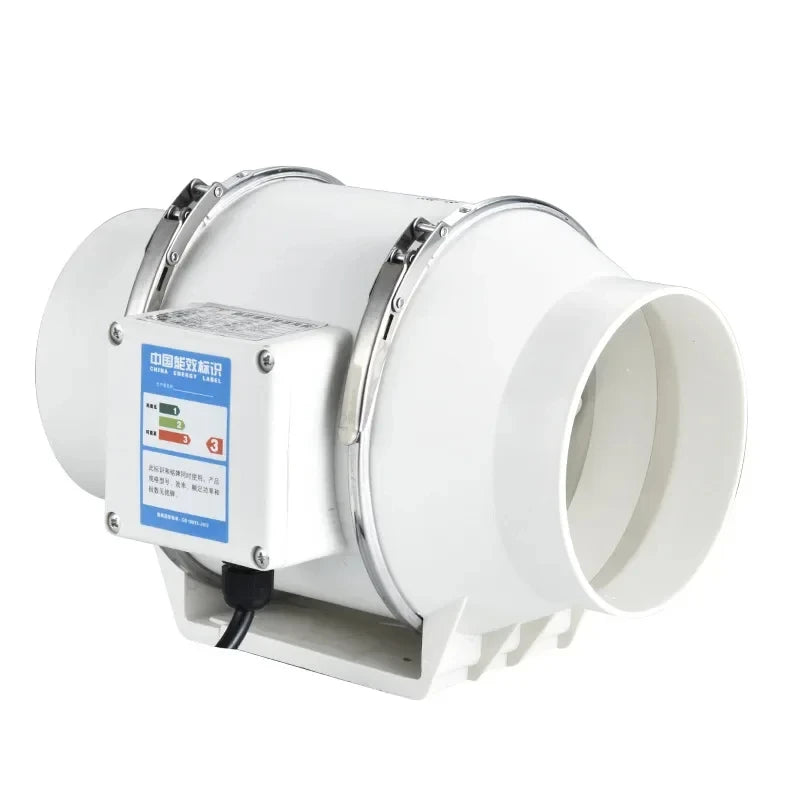Exhaust Fan Home Mute Inline Duct Fan Bathroom Exhaust Fan Ventilation Equipment Kitchen Bathroom Wall Mounted Air Purifying Ve Peaceful Pleasures Health and Wellness