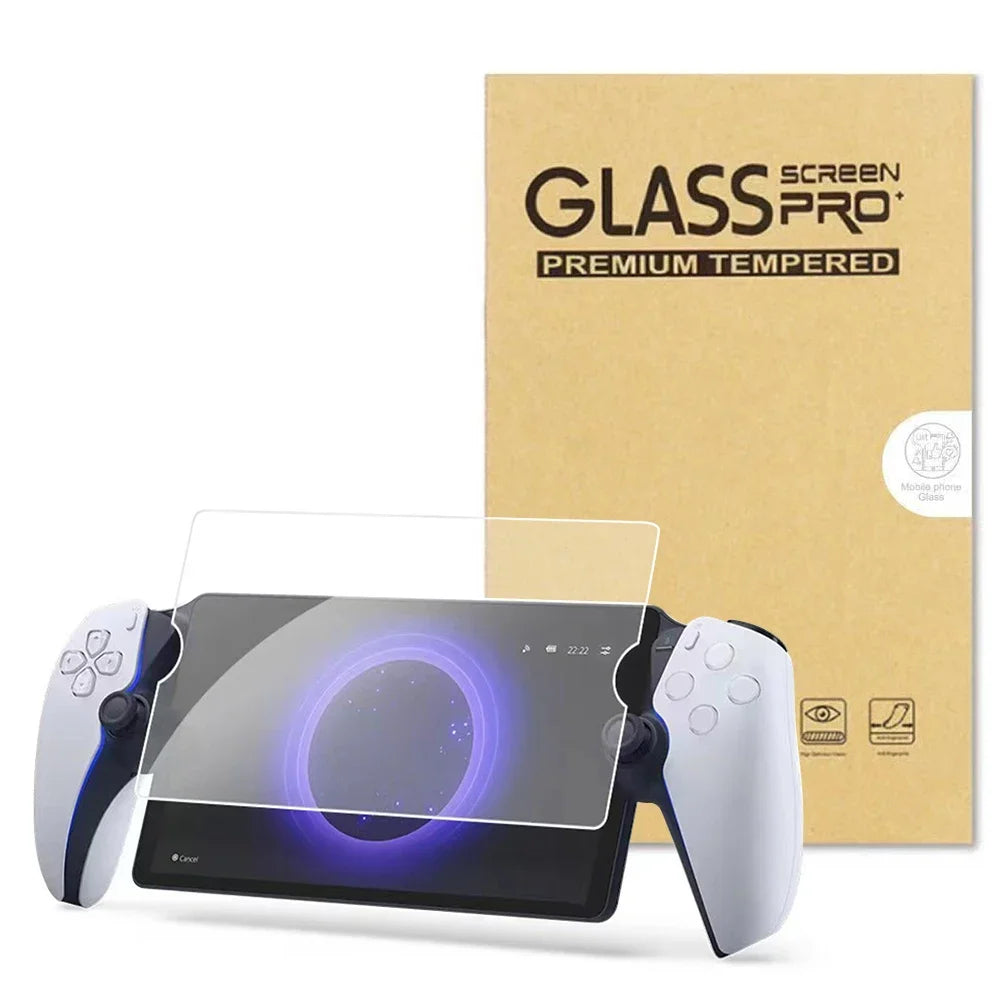 For Playstation Portal Gaming Console Controller Protector Cover Case with Stand TPU Sleeve Skin Game Machine Grip Shell Case Peaceful Pleasures Health and Wellness Tempered film