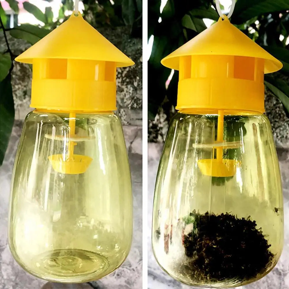 Outdoor Hanging Trap Fruit Fly Trap Killer Plastic Courtyard Garden Anti Fly Supplies Anti Fruit Catcher Pest Fly Trap Control Peaceful Pleasures Health and Wellness