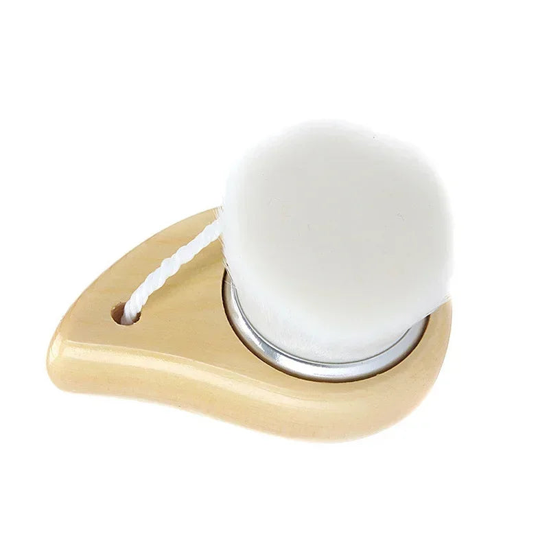 Soft Fiber Hair Exfoliating Blackhead Facial Cleansing Tool Wooden Handle Face Clean Brush Skin Care Tool Peaceful Pleasures Health and Wellness