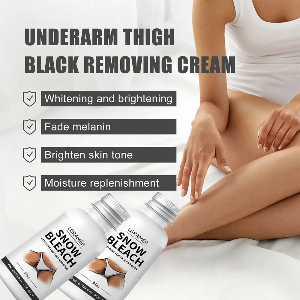 Body Brightening Bleach Cream 30ml – Dark Spot Removal Peaceful Pleasures Health and Wellness
