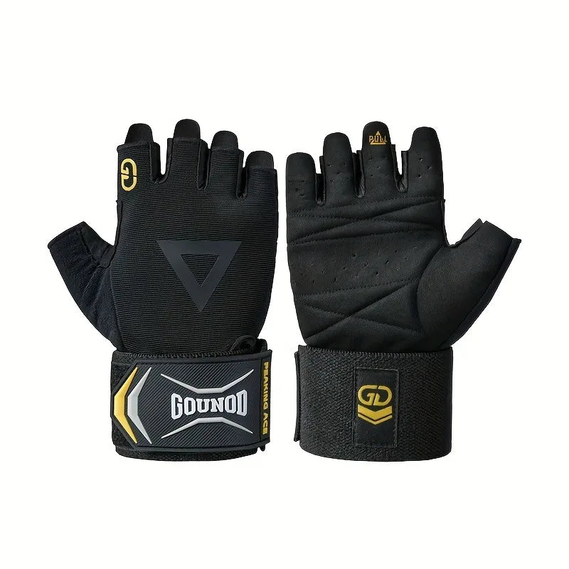 Heavy-Duty Weight Lifting Gloves – Non-Slip Grip & Adjustable Fit