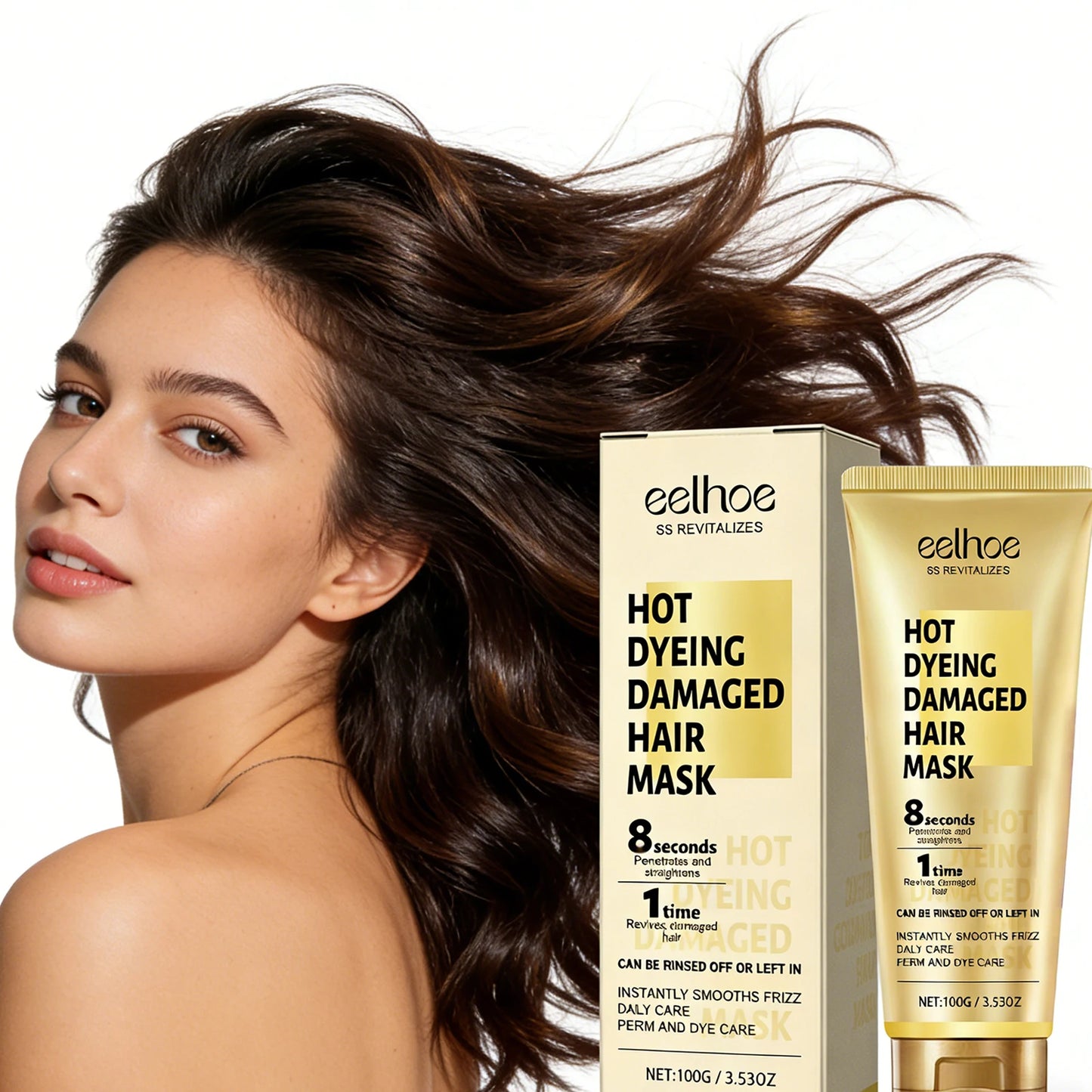Eelhoe Keratin Hair Cream – Repair Frizz & Damaged Hair 100g Keratin Hair Mask Peaceful Pleasures Health and Wellness