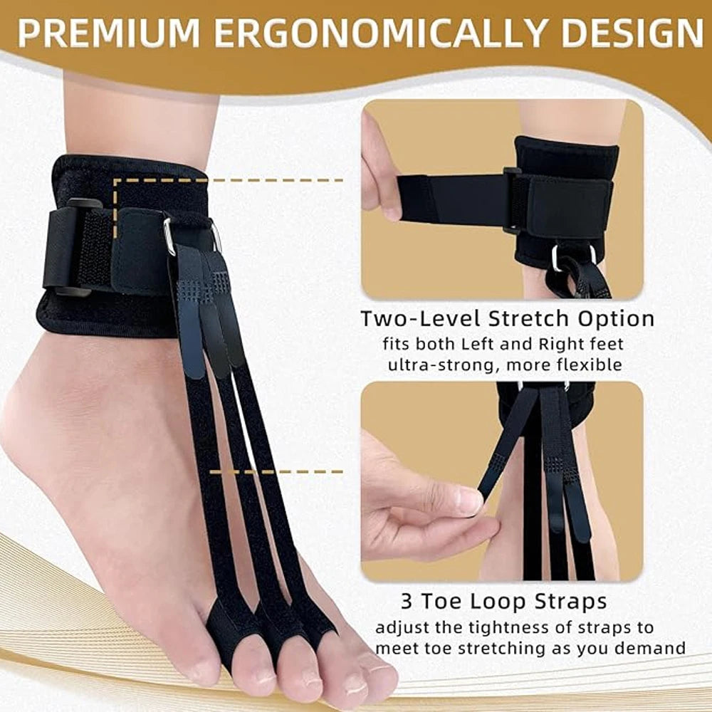 1PC Toe Splint for Plantar Fasciitis -Lightweight Toe Support Brace for Women Men,Targeted Pain Solution for Healing Flat Arches Peaceful Pleasures Health and Wellness