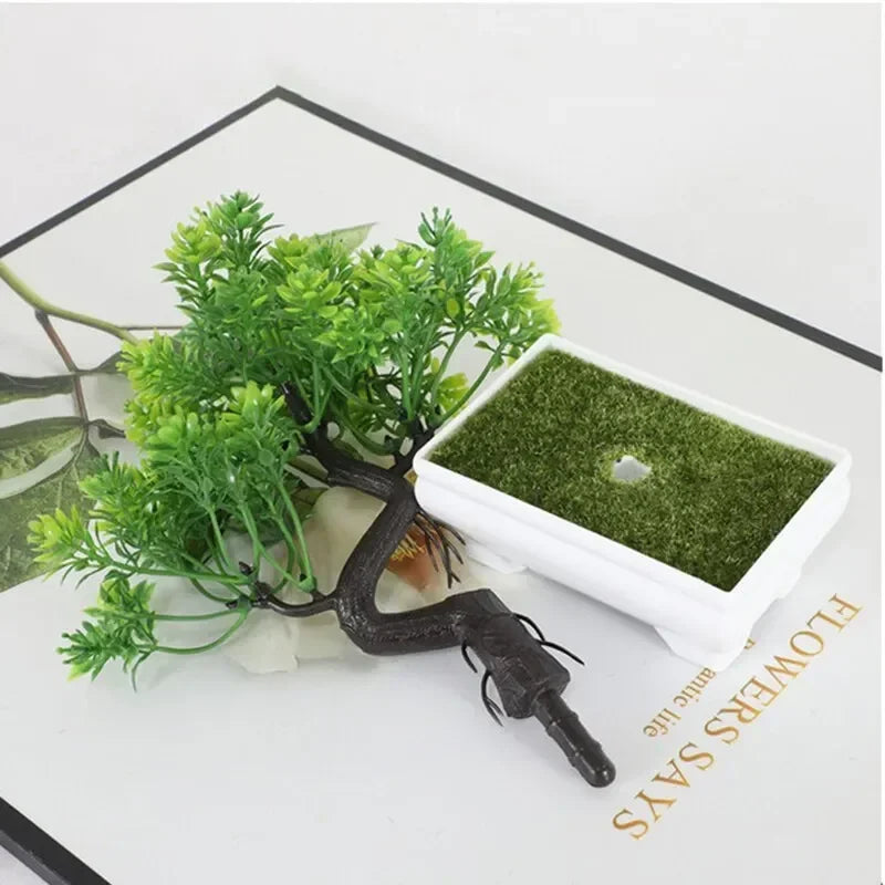Artificial Bonsai Tree Potted Plant | Fake Décor for Home & Office
