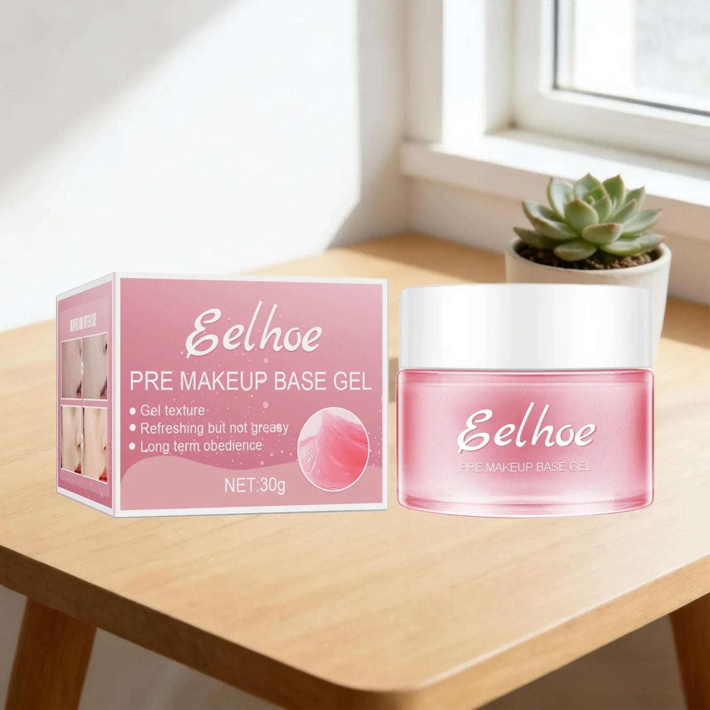 EELHOE Makeup Primer Gel – Pore Minimizing, Oil Control, Hydrating