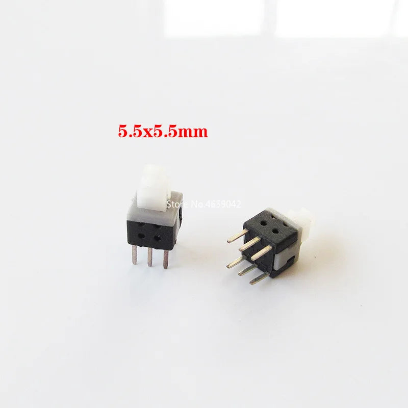 10PCS/LOT 5.8x5.8 7x7 8x8 8.5x8.5mm Self Locking / UNlock Push Tactile Power Micro Switch 6 Pin Button Switches Peaceful Pleasures Health and Wellness