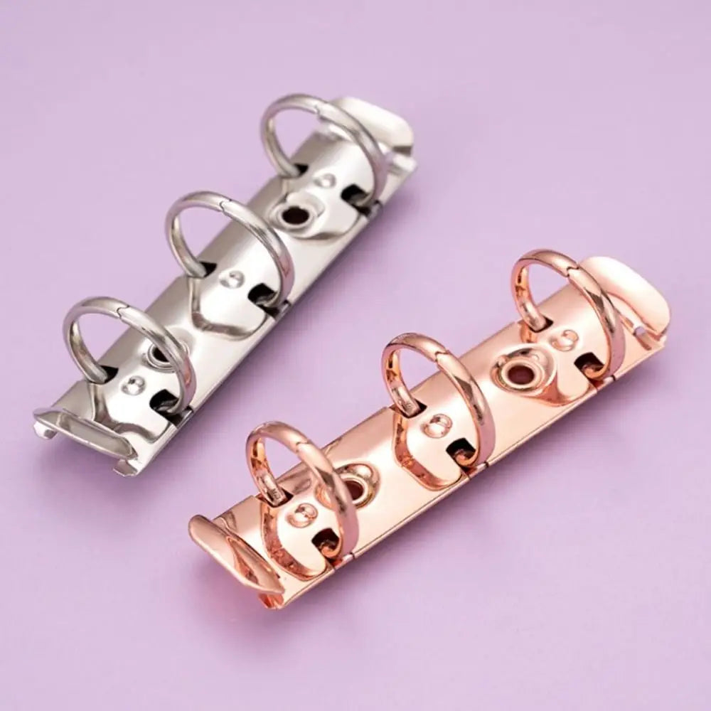 Colorful Detachable Metal Spiral Rings Binder Clip High Quality Diary A8 Paper Binder Clips DIY Album Loose Leaf Ring Office Peaceful Pleasures Health and Wellness